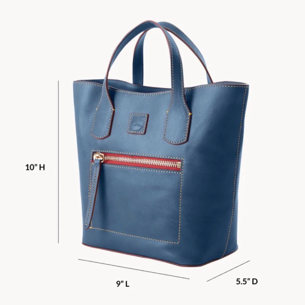 Dooney & Bourke Florentine Brinley in charcoal - Picture 2 of 10
